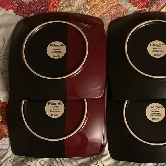 Pfaltzgraff Eastside Collection 9" x 9" Plates (Four Plates) - Picture 5 of 6